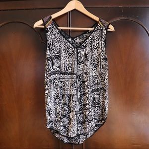 Patterned Tank Top